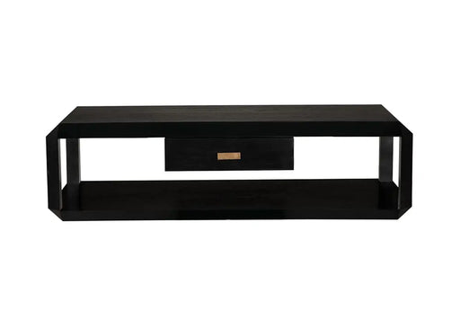 Noir Furniture - Obtuse Coffee Table in Hand Rubbed Black - GTAB1148HB - GreatFurnitureDeal