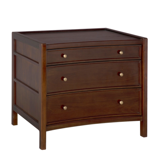 Noir Furniture - Hampton Side Table in Hand Rubbed Brown - GTAB245HBR - GreatFurnitureDeal