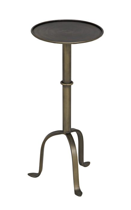 NOIR Furniture - Tini Side Table, Metal with Aged Brass Finish - GTAB303AB - GreatFurnitureDeal