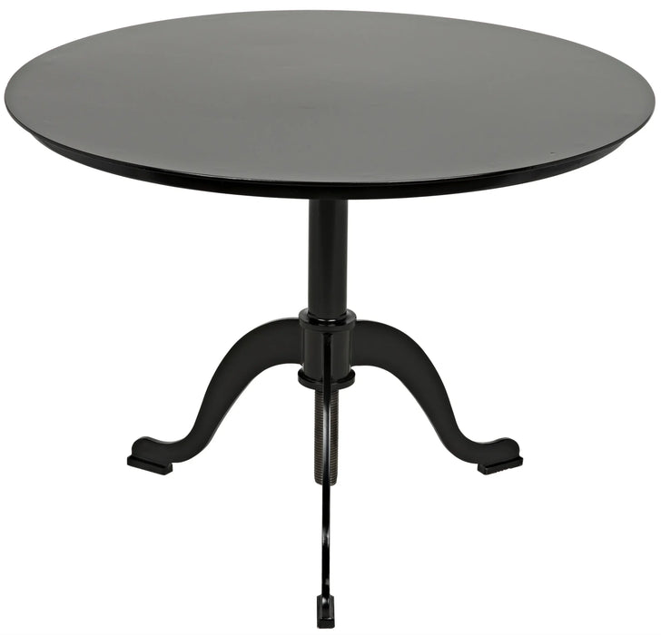 NOIR Furniture - Calder Side Table, Black Metal - GTAB318MTB - GreatFurnitureDeal