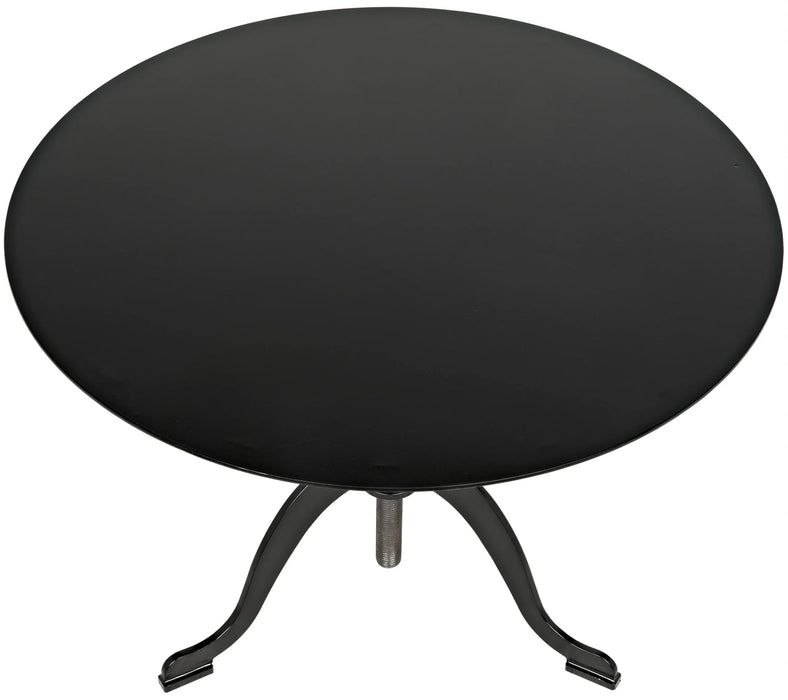 NOIR Furniture - Calder Side Table, Black Metal - GTAB318MTB - GreatFurnitureDeal