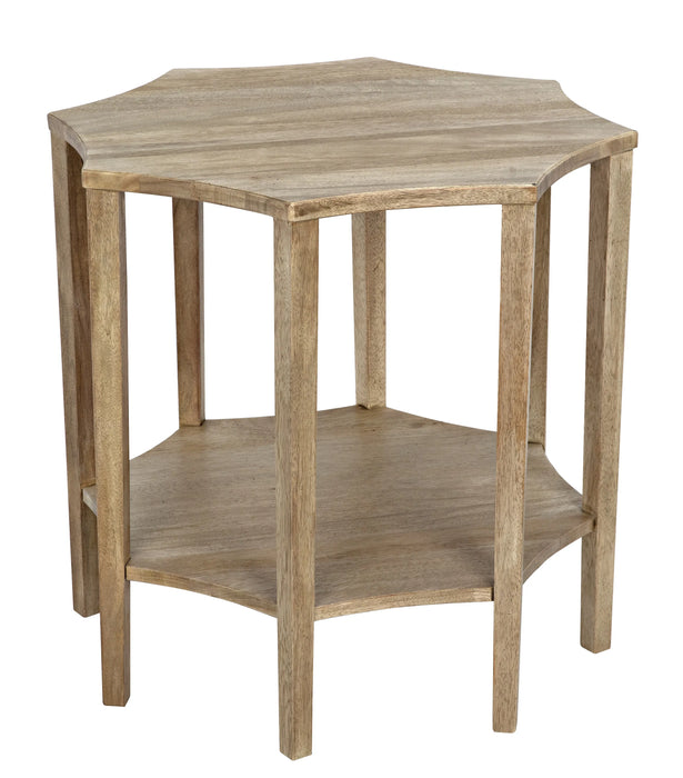 NOIR Furniture - Ariana Side Table Washed Walnut - GTAB335WAW