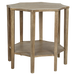 NOIR Furniture - Ariana Side Table Washed Walnut - GTAB335WAW - GreatFurnitureDeal
