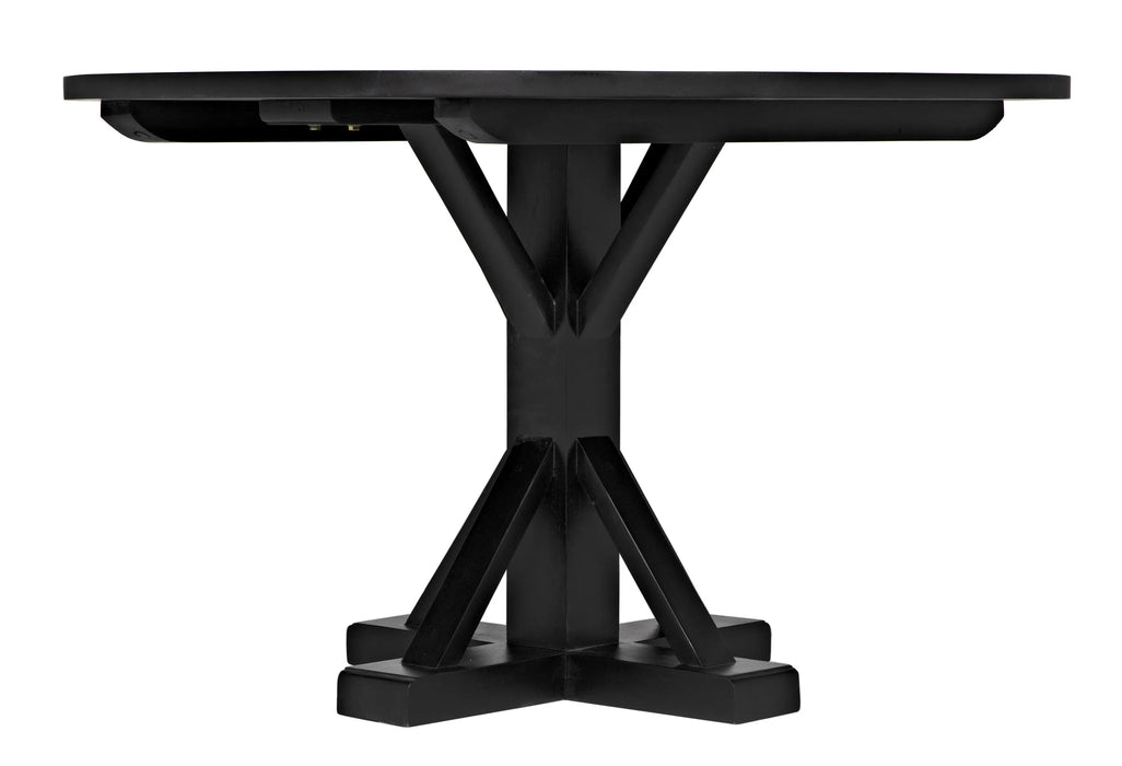 NOIR Furniture - 48" Criss-Cross Round Dining Table - GTAB419HB-48
