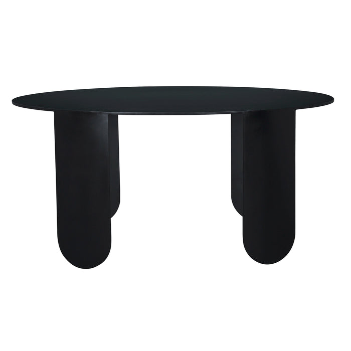 Noir Furniture - Eco Oval Dining Table in Matte Black - GTAB5004MTB - GreatFurnitureDeal