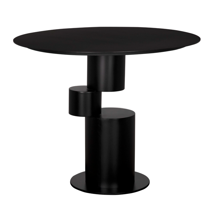 Noir Furniture - Nola Metal Table in Matte Black - GTAB5005MTB - GreatFurnitureDeal