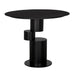 Noir Furniture - Nola Metal Table in Matte Black - GTAB5005MTB - GreatFurnitureDeal