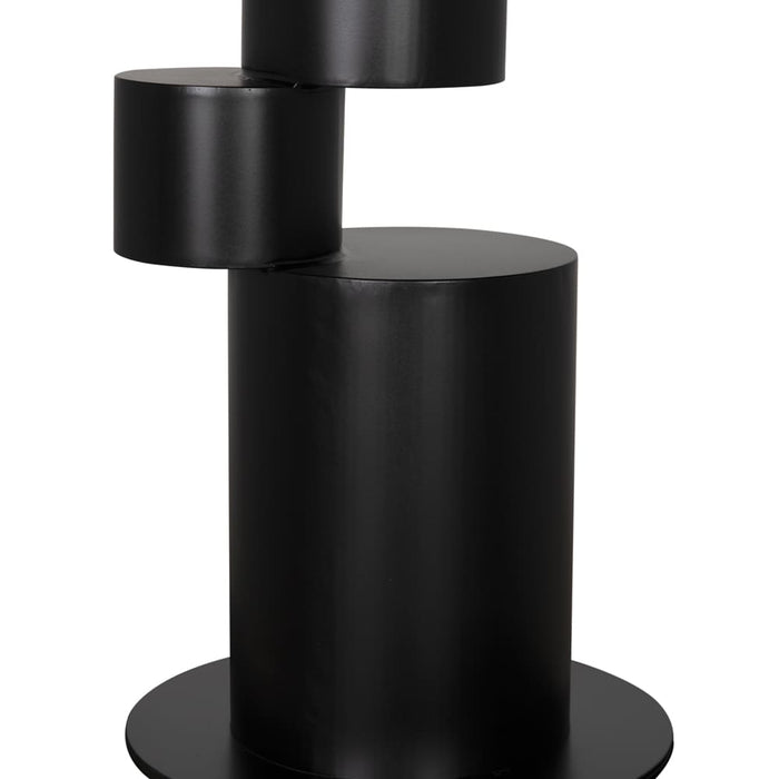 Noir Furniture - Nola Metal Table in Matte Black - GTAB5005MTB - GreatFurnitureDeal