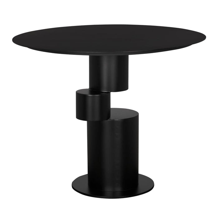 Noir Furniture - Nola Metal Table in Matte Black - GTAB5005MTB - GreatFurnitureDeal