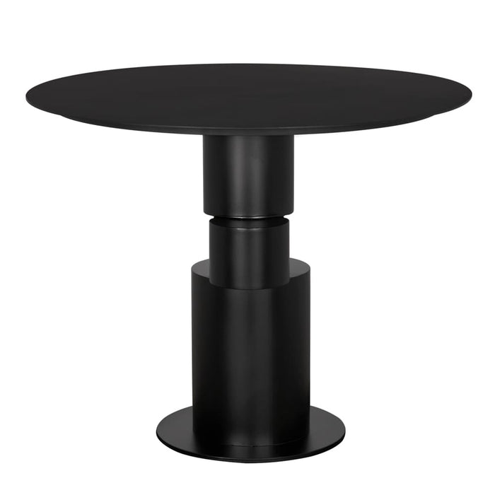 Noir Furniture - Nola Metal Table in Matte Black - GTAB5005MTB - GreatFurnitureDeal