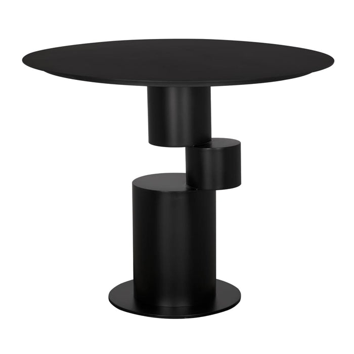 Noir Furniture - Nola Metal Table in Matte Black - GTAB5005MTB - GreatFurnitureDeal