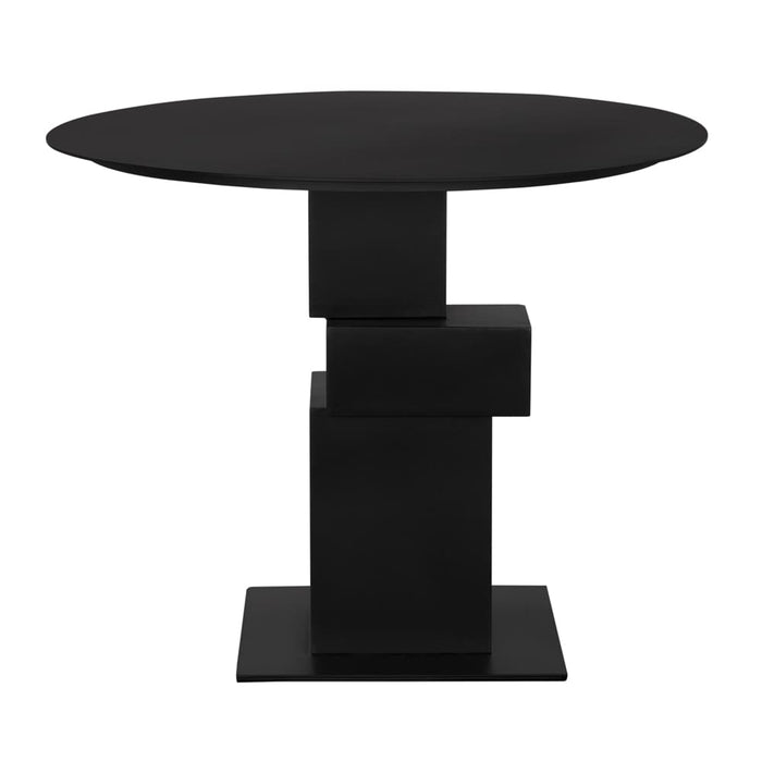 Noir Furniture - Nola Metal Table in Matte Black - GTAB5006MTB - GreatFurnitureDeal