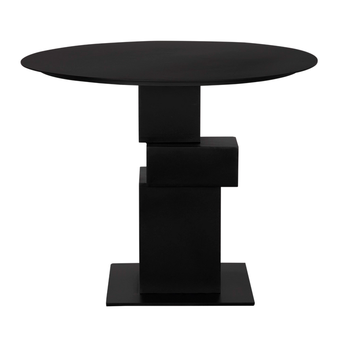 Noir Furniture - Nola Metal Table in Matte Black - GTAB5006MTB - GreatFurnitureDeal
