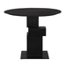 Noir Furniture - Nola Metal Table in Matte Black - GTAB5006MTB - GreatFurnitureDeal