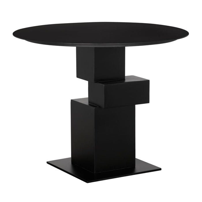 Noir Furniture - Nola Metal Table in Matte Black - GTAB5006MTB - GreatFurnitureDeal