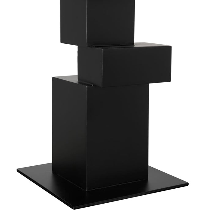 Noir Furniture - Nola Metal Table in Matte Black - GTAB5006MTB - GreatFurnitureDeal