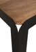 Noir Furniture - Alexei Dining Table in Dark Walnut and Matte Black - GTAB5012DW - GreatFurnitureDeal