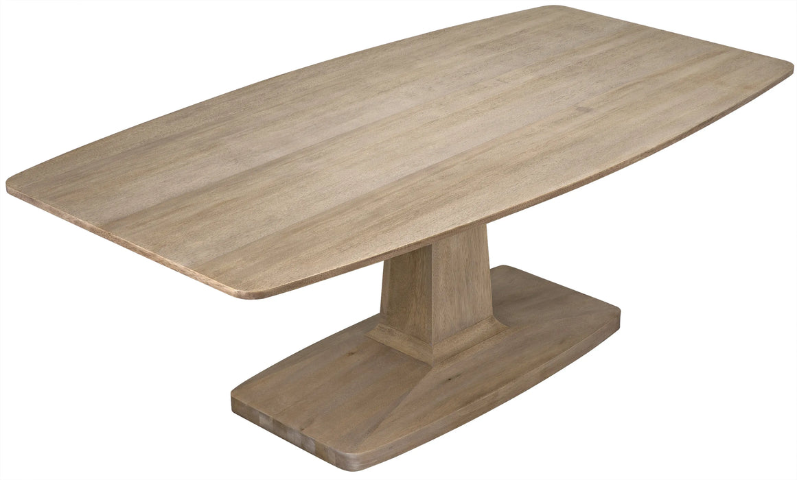 NOIR Furniture - Travis Dining Table, Washed Walnut - GTAB540WAW
