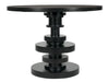 Noir Furniture - Corum Round Table in Hand Rubbed Black - GTAB544HB - GreatFurnitureDeal