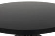 Noir Furniture - Corum Round Table in Hand Rubbed Black - GTAB544HB - GreatFurnitureDeal
