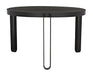 NOIR Furniture - Marcellus Dining Table, 49", Black Metal - GTAB563MTB-S - GreatFurnitureDeal