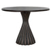 NOIR Furniture - Osiris Dining Table in Pale Rubbed with Light Brown Trim - GTAB564PR - GreatFurnitureDeal