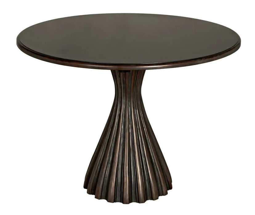 Noir Furniture - Osiris Dining Table in Pale Rubbed with Light Brown - GTAB564PR - GreatFurnitureDeal