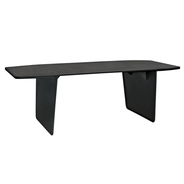 NOIR Furniture - Esprit Dining Table, Black Metal - GTAB567MTB