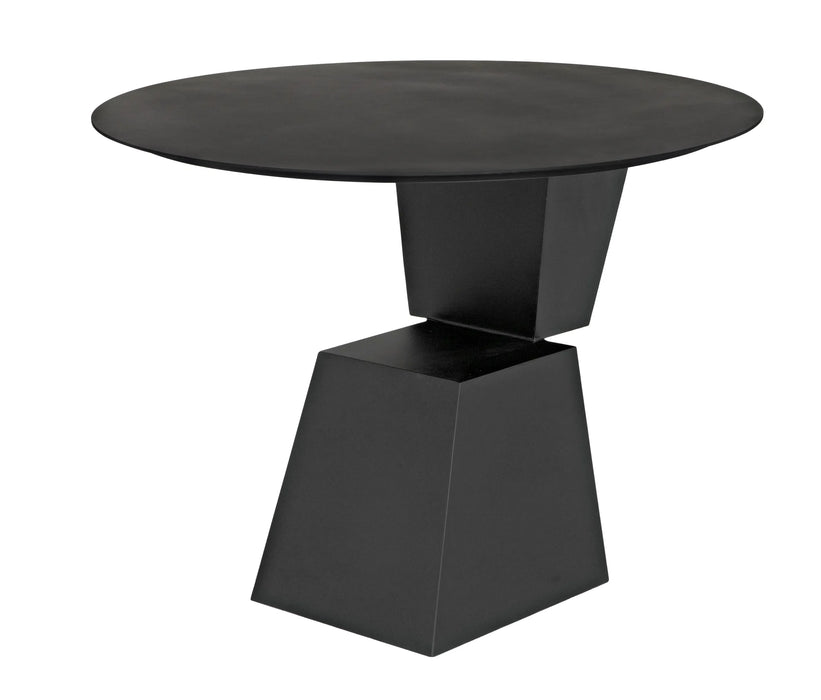 NOIR Furniture - Round Pieta Table in Matte Black - GTAB571MTB