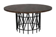 Noir Furniture - Silberman Dining Table in Dark Walnut - GTAB573DW - GreatFurnitureDeal