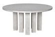 Noir Furniture - Resistance Dining Table in White Wash - GTAB576WH - GreatFurnitureDeal