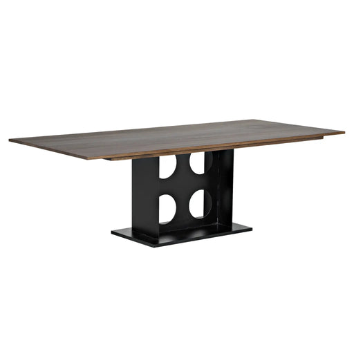 NOIR Furniture - Cameron Dining Table in Dark Walnut - GTAB580MTB - GreatFurnitureDeal
