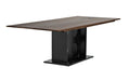 Noir Furniture - Cameron Table in Dark Walnut w/ Matte Black - GTAB580MTB - GreatFurnitureDeal