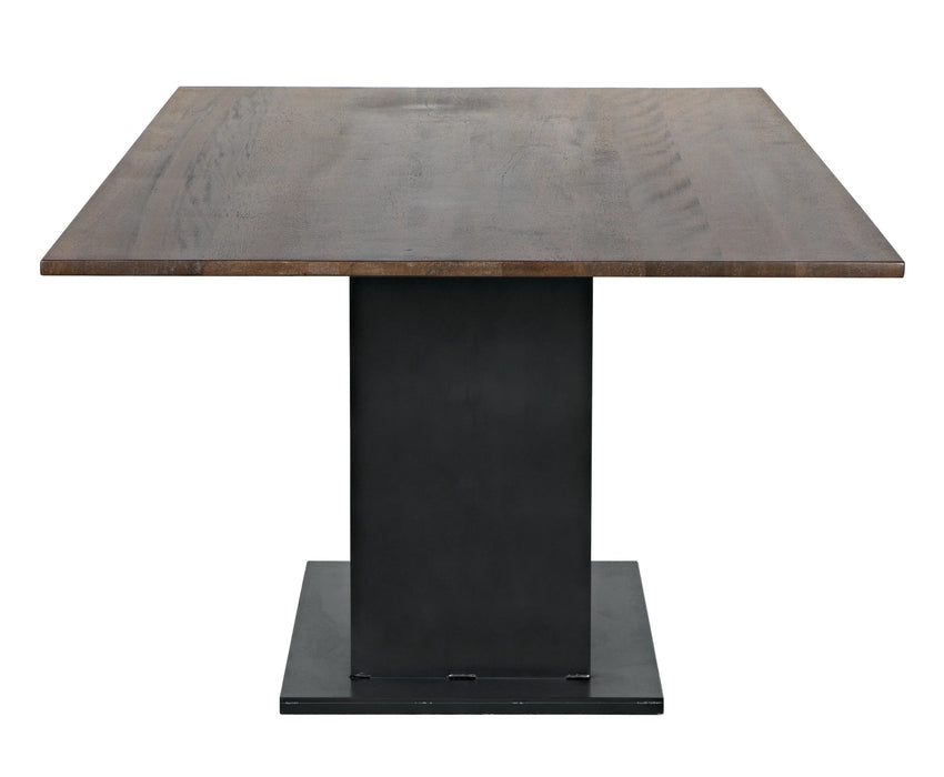 NOIR Furniture - Cameron Dining Table in Dark Walnut - GTAB580MTB