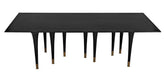 Noir Furniture - Romeo Dining Table in Hand Rubbed Black - GTAB582HB - GreatFurnitureDeal