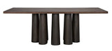 Noir Furniture - Severity Table in Ebony - GTAB588 - GreatFurnitureDeal
