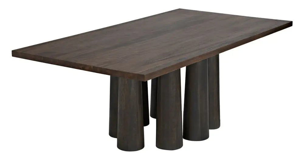 Noir Furniture - Severity Table in Ebony - GTAB588 - GreatFurnitureDeal