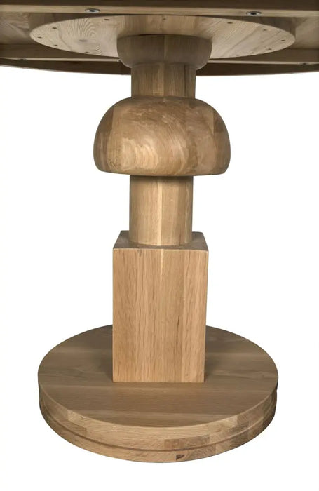 Noir Furniture - Baron Table in White Oak - GTAB593WO - GreatFurnitureDeal