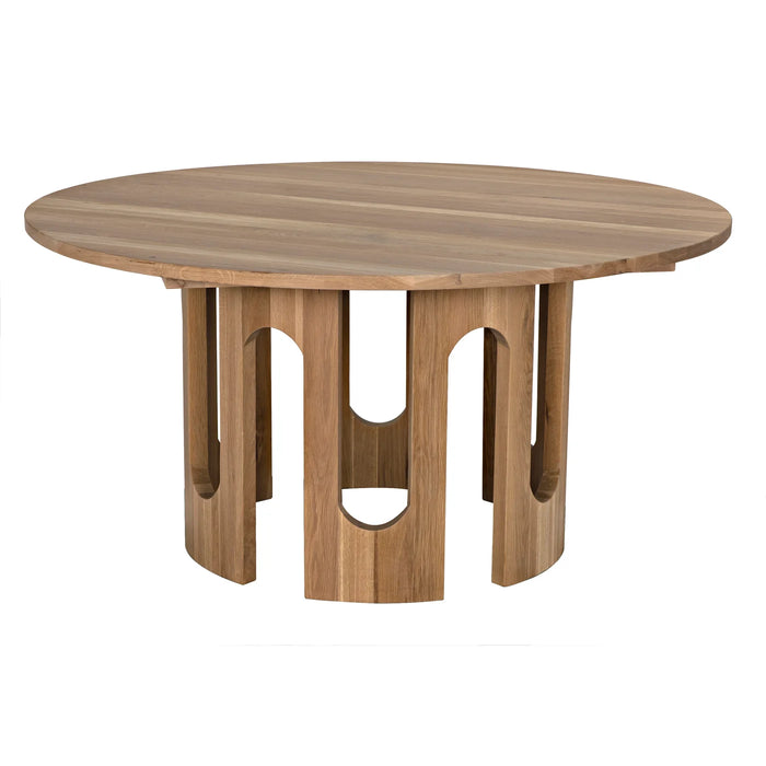 Noir Furniture - Kirill Table, White Oak - GTAB595WO