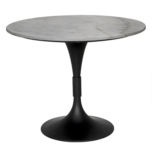 Noir Furniture - Jamna Table 36"in Matte Black - GTAB598MTB-36 - GreatFurnitureDeal
