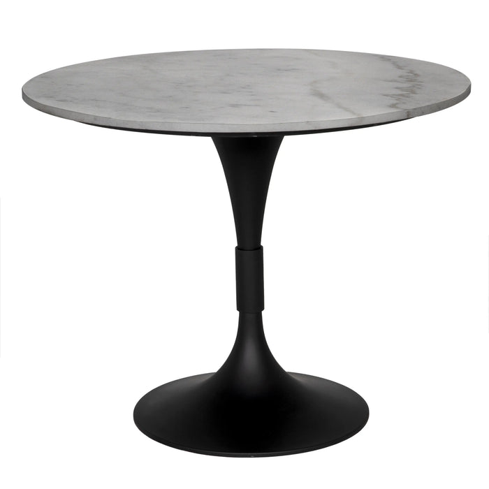 Noir Furniture - Jman Table 36″, Black - GTAB598MTB-36 - GreatFurnitureDeal