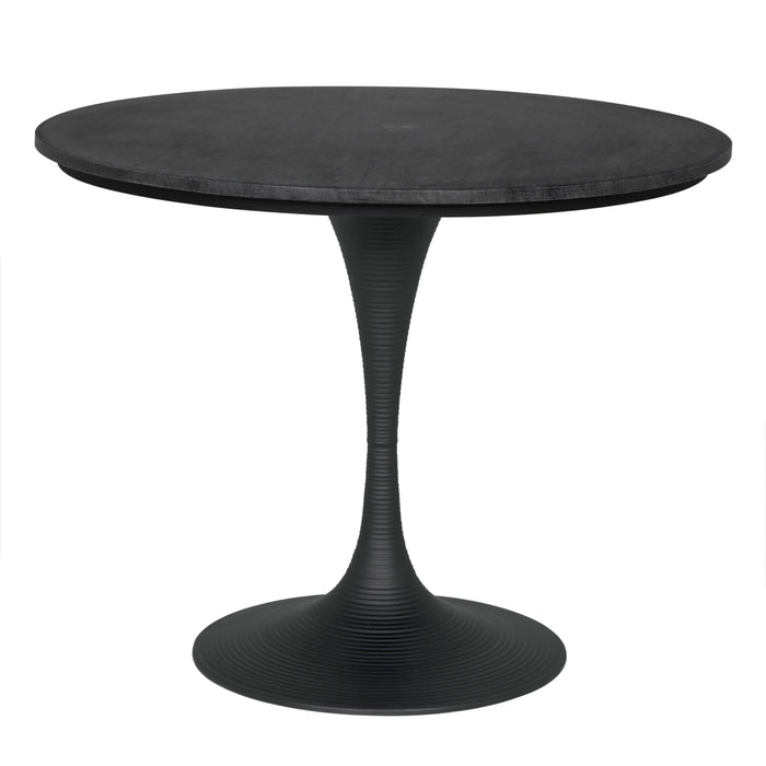 Noir Furniture - Joni Table 36″, Black - GTAB599MTB-36