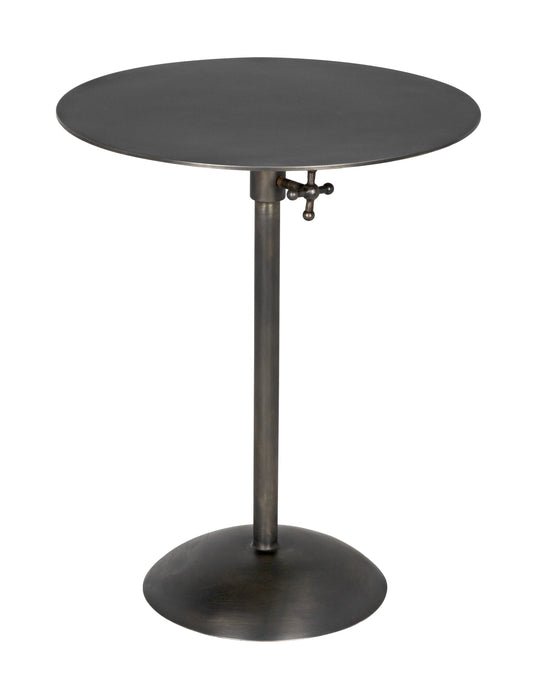 NOIR Furniture - Felix Side Table, Gun Metal - GTAB654GM - GreatFurnitureDeal
