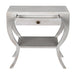 Noir Furniture - Maude Side Table in White - GTAB711WH - GreatFurnitureDeal