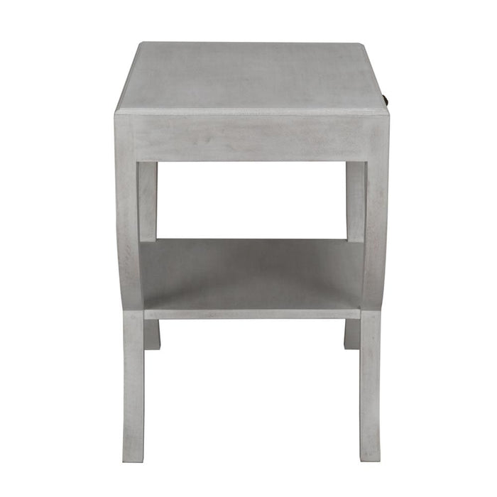 Noir Furniture - Maude Side Table in White - GTAB711WH - GreatFurnitureDeal