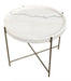 NOIR Furniture - Chuy Side Table, Antique Silver and White Marble - GTAB799ASV - GreatFurnitureDeal