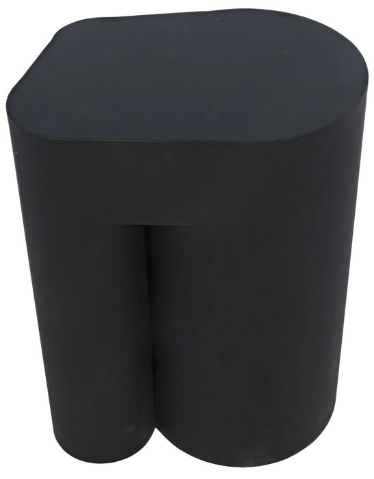 NOIR Furniture - Blair Side Table, Matte Black - GTAB869MTB