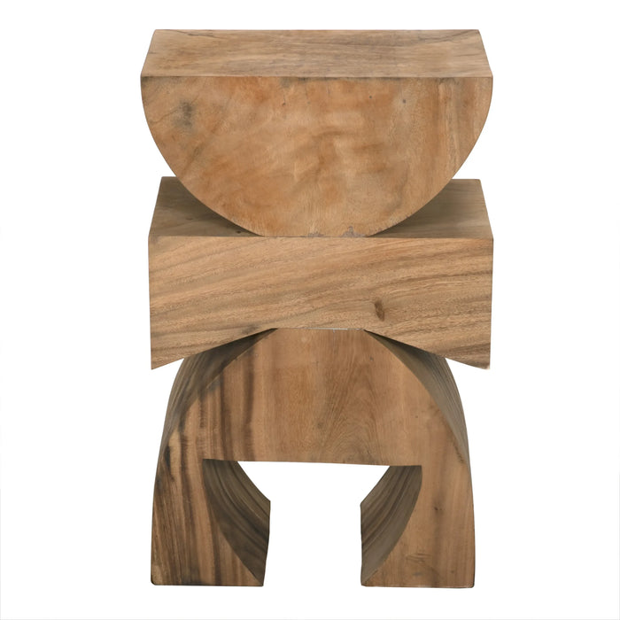 Noir Furniture - Monteiro Side Table, Stool - GTAB9001T