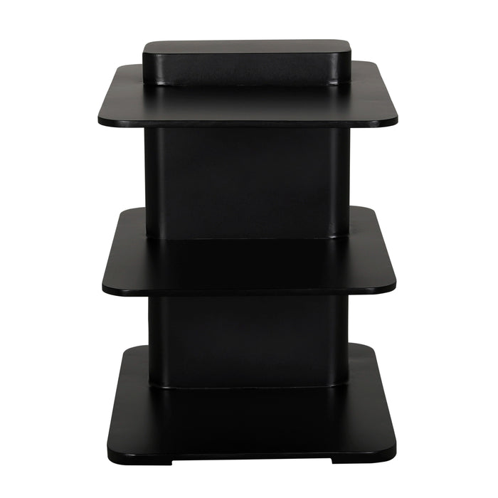 Noir Furniture - Concoction Side Table in Matte Black - GTAB9002MTB - GreatFurnitureDeal