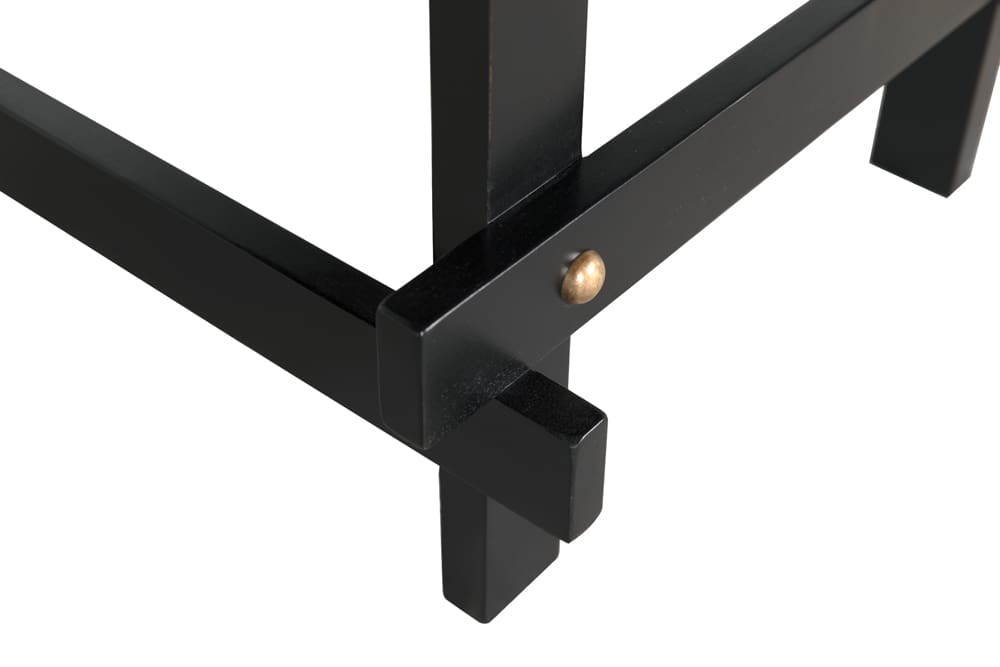 Noir Furniture - Yokosuka Side Table in Hand Rubbed Black - GTAB9003HB - GreatFurnitureDeal